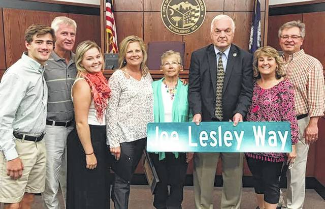 Lesley honored by city